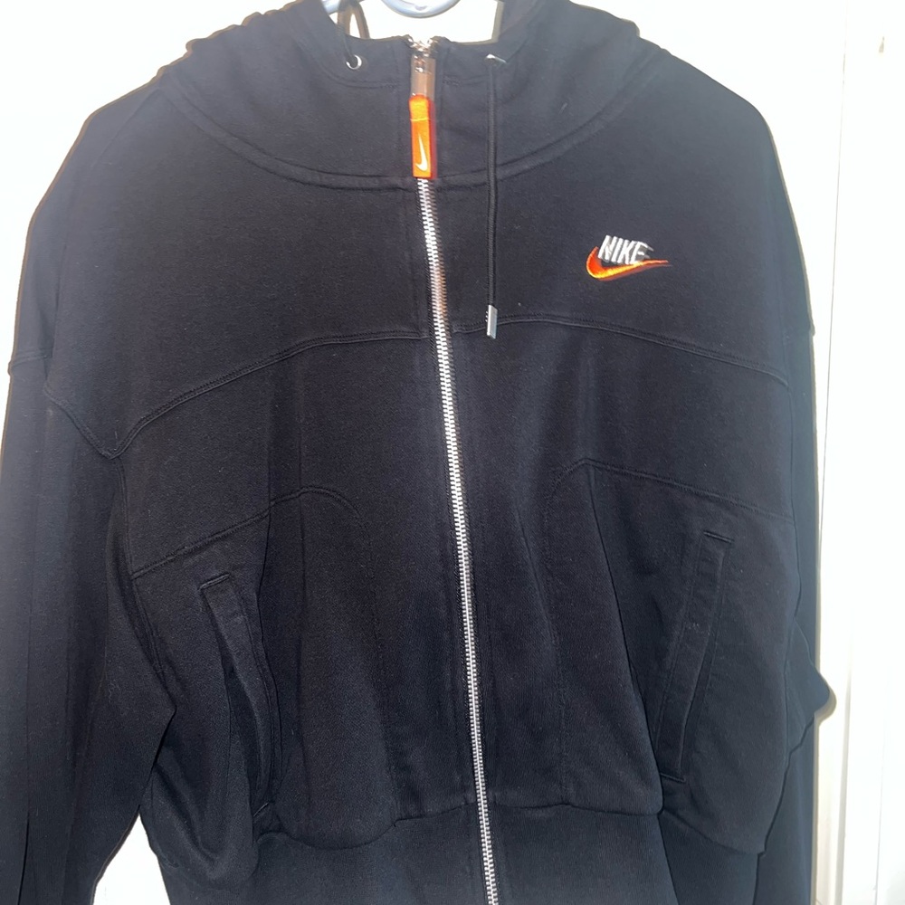Nike Black Zip-Up Hoodie